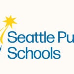 A graphic with Seattle Public Schools logo